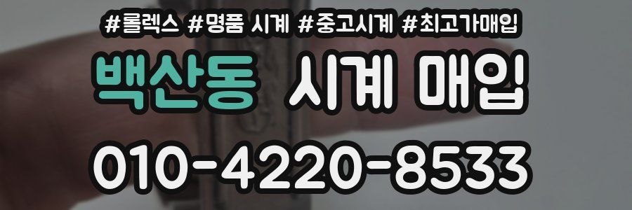 백산동 시계 매입