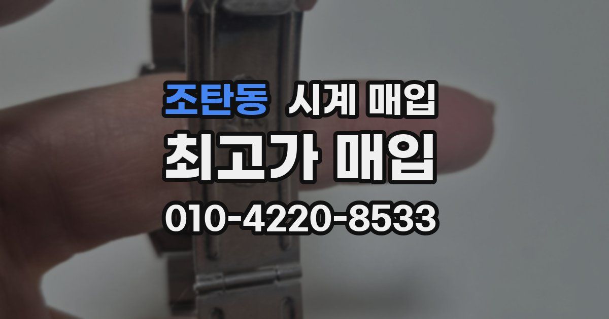 조탄동 시계 매입