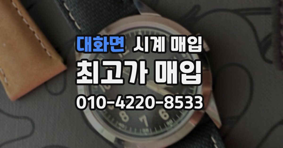 대화면 시계 매입