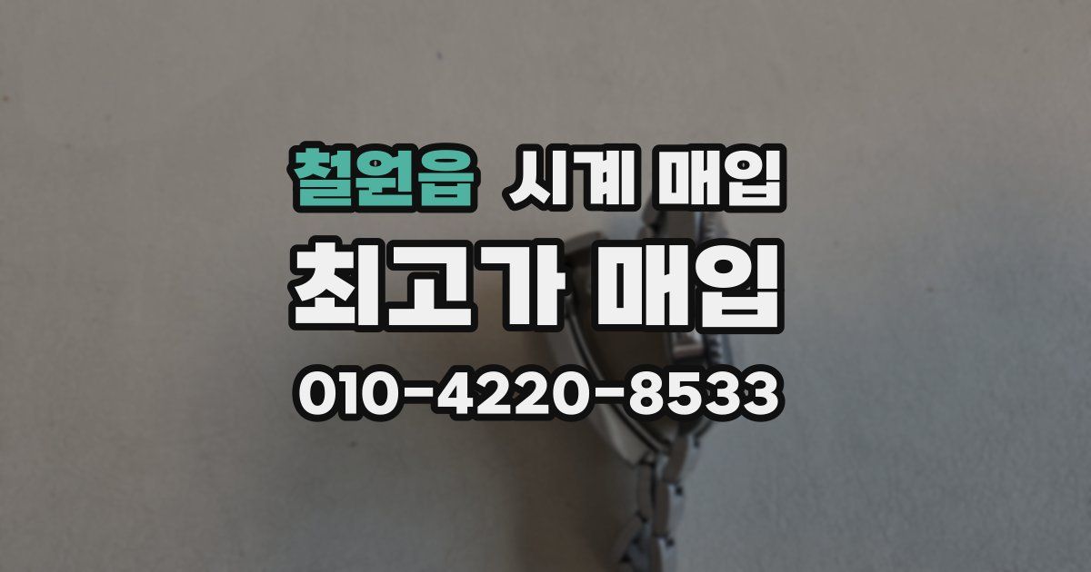 철원읍 시계 매입
