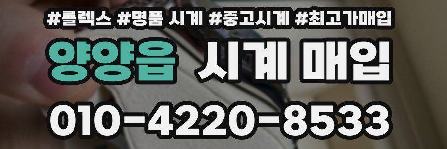양양읍 시계 매입