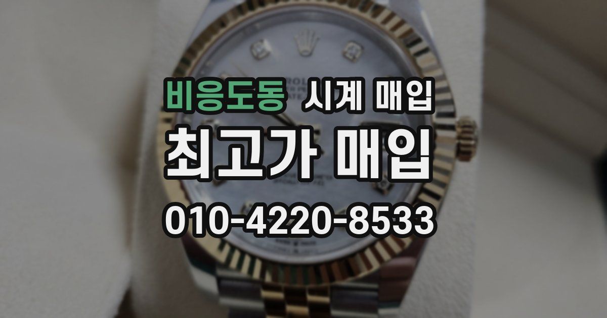 비응도동 시계 매입