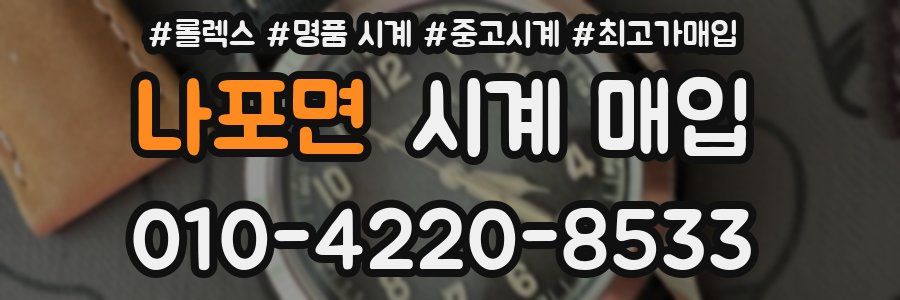 나포면 시계 매입