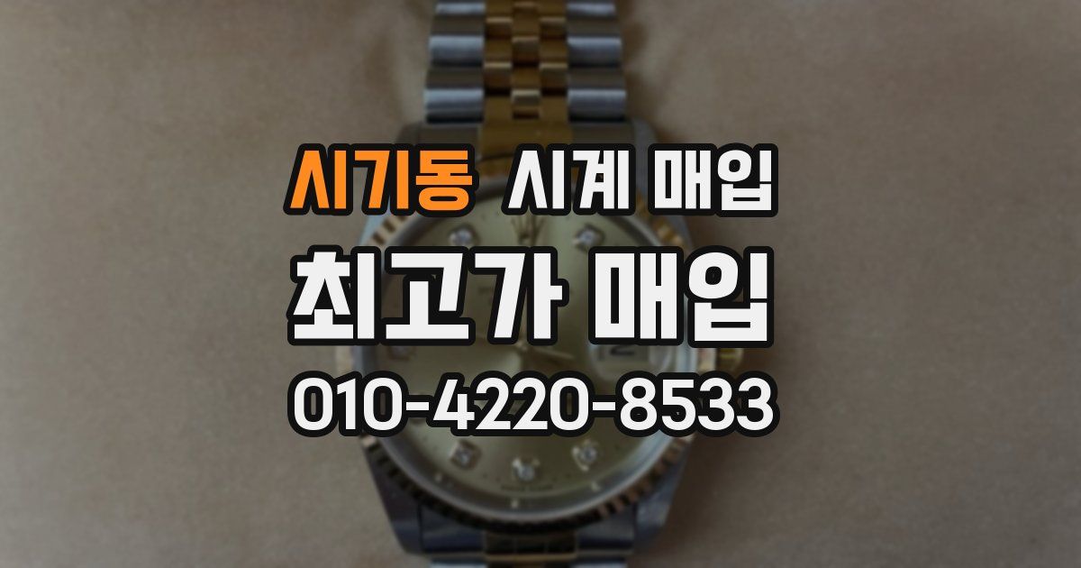시기동 시계 매입
