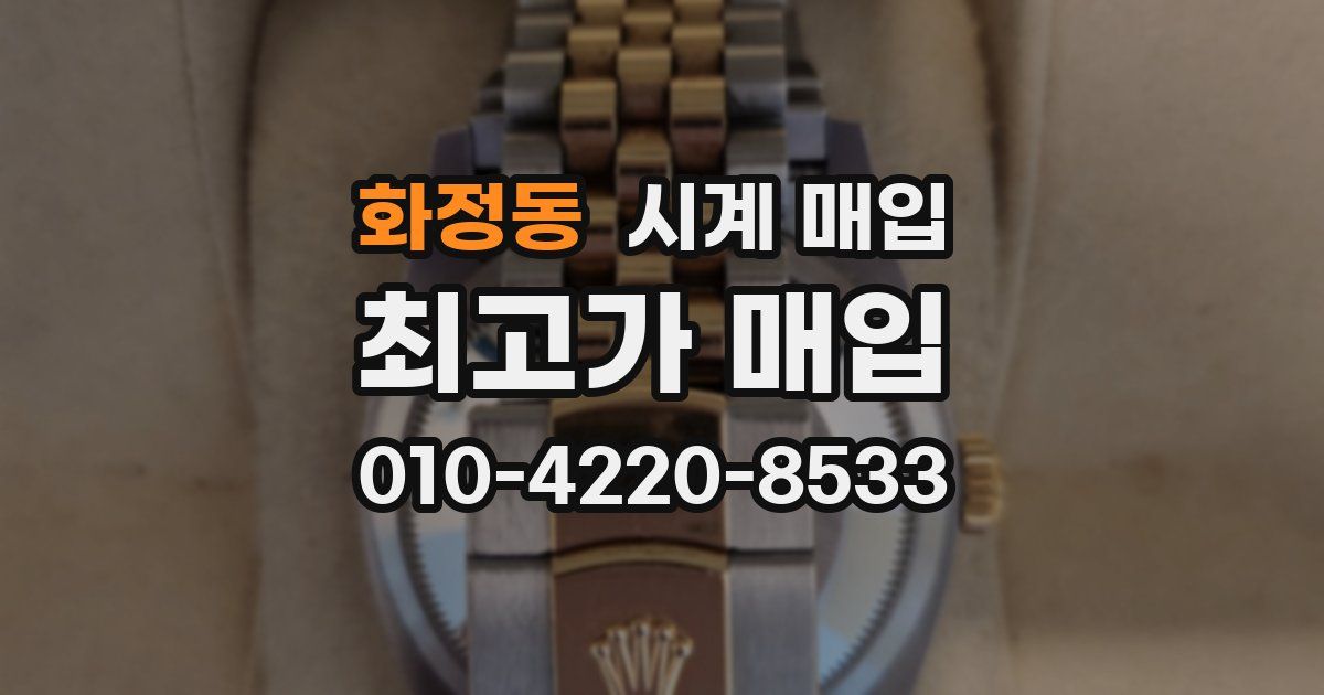 화정동 시계 매입