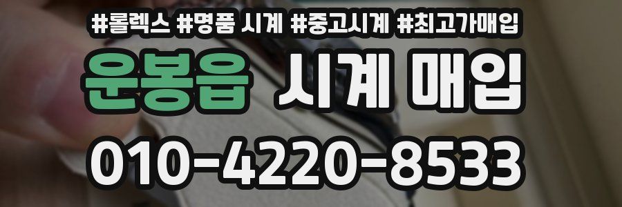 운봉읍 시계 매입