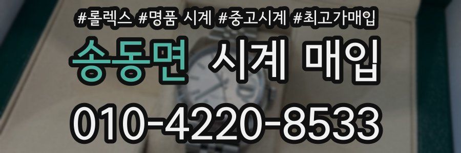송동면 시계 매입