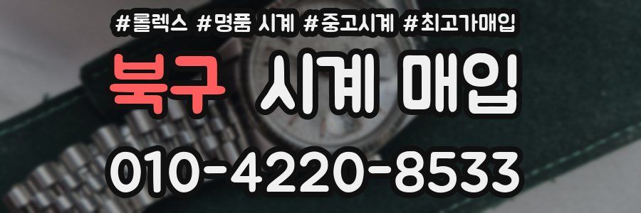 북구 시계 매입