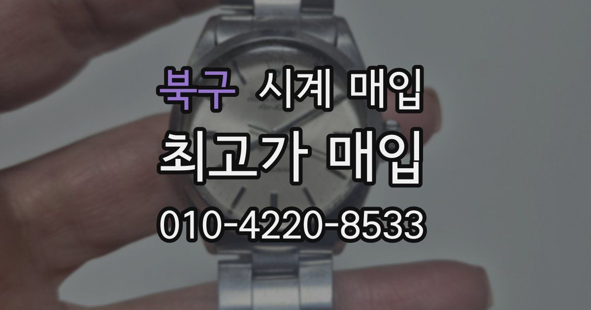 북구 시계 매입