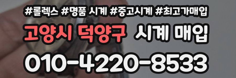 고양시 덕양구 시계 매입