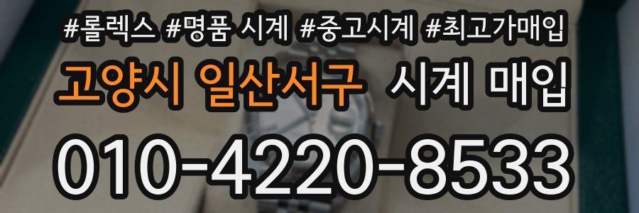 고양시 일산서구 시계 매입
