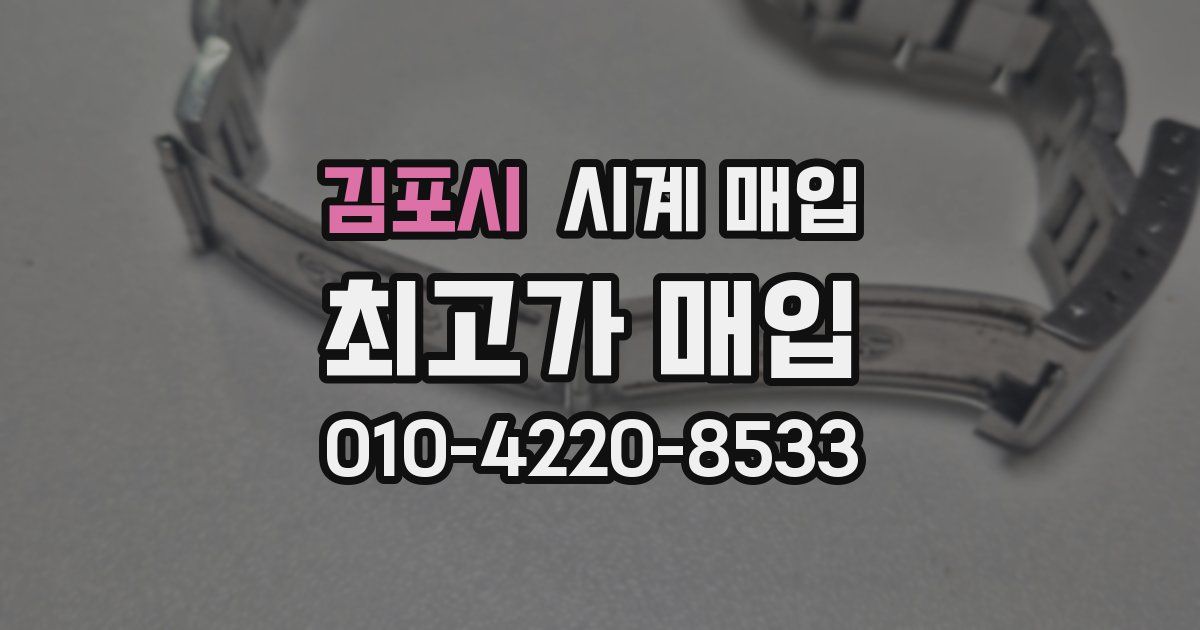 김포시 시계 매입