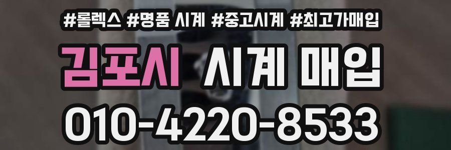 김포시 시계 매입