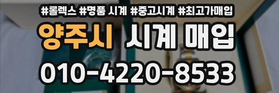 양주시 시계 매입