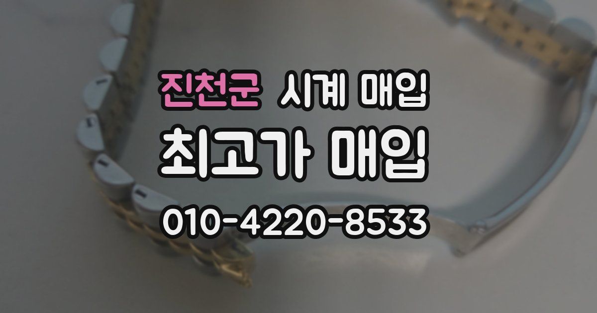 진천군 시계 매입