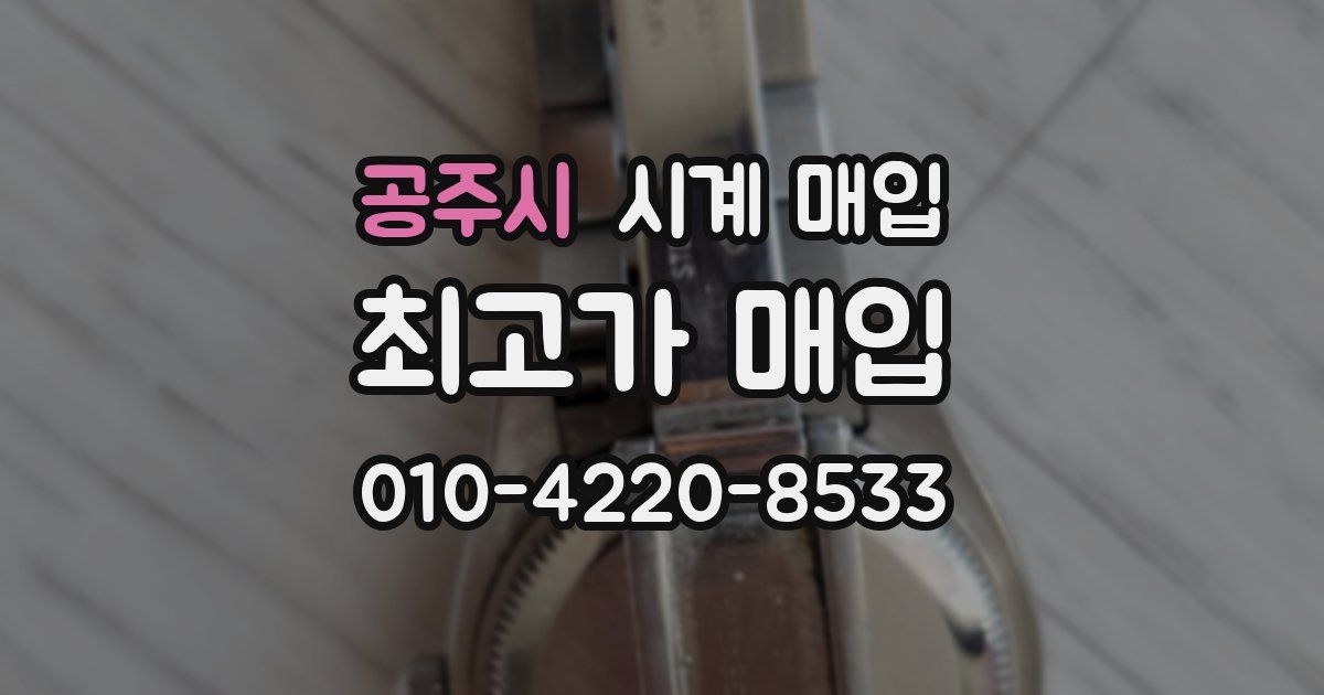 공주시 시계 매입