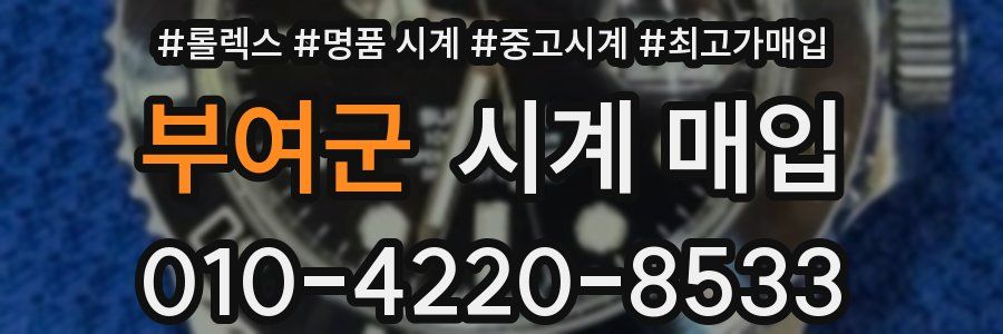 부여군 시계 매입