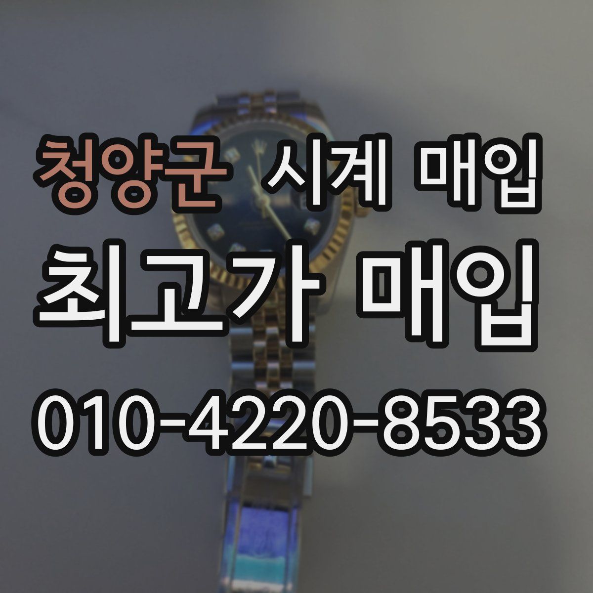 청양군 시계 매입