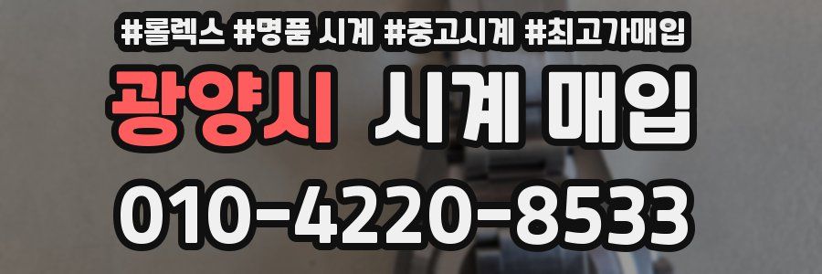 광양시 시계 매입