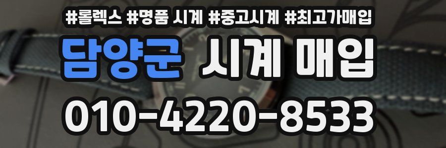 담양군 시계 매입