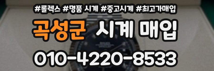 곡성군 시계 매입