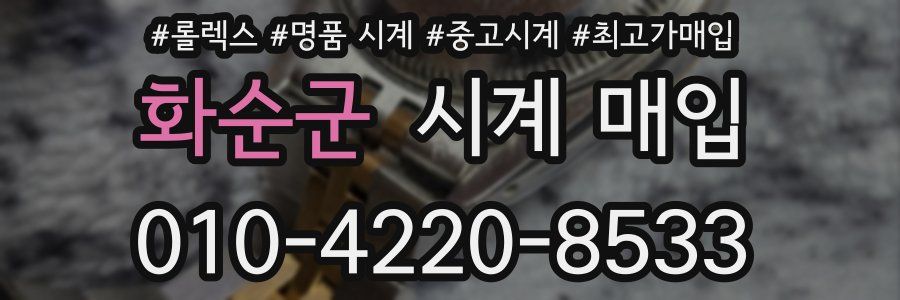 화순군 시계 매입
