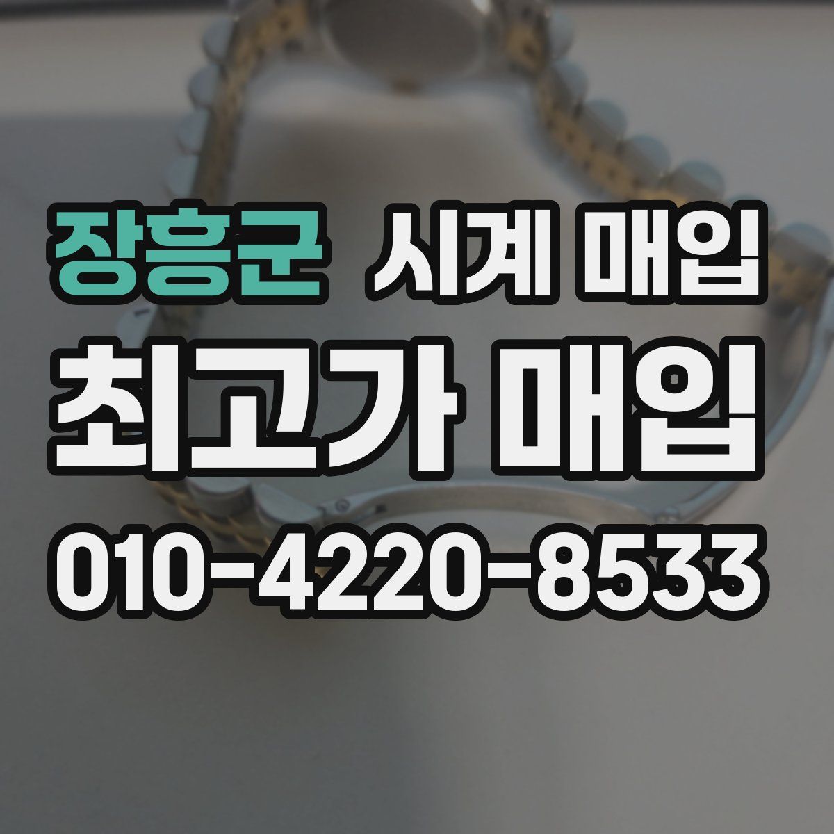 장흥군 시계 매입