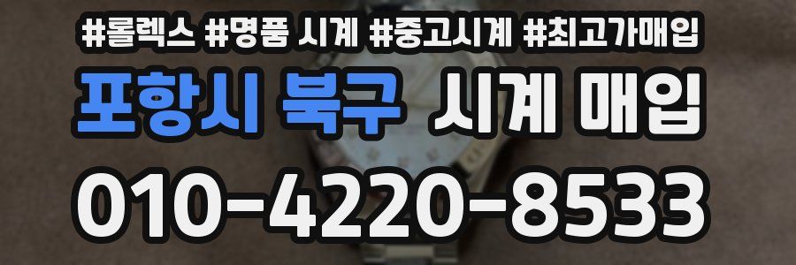 포항시 북구 시계 매입