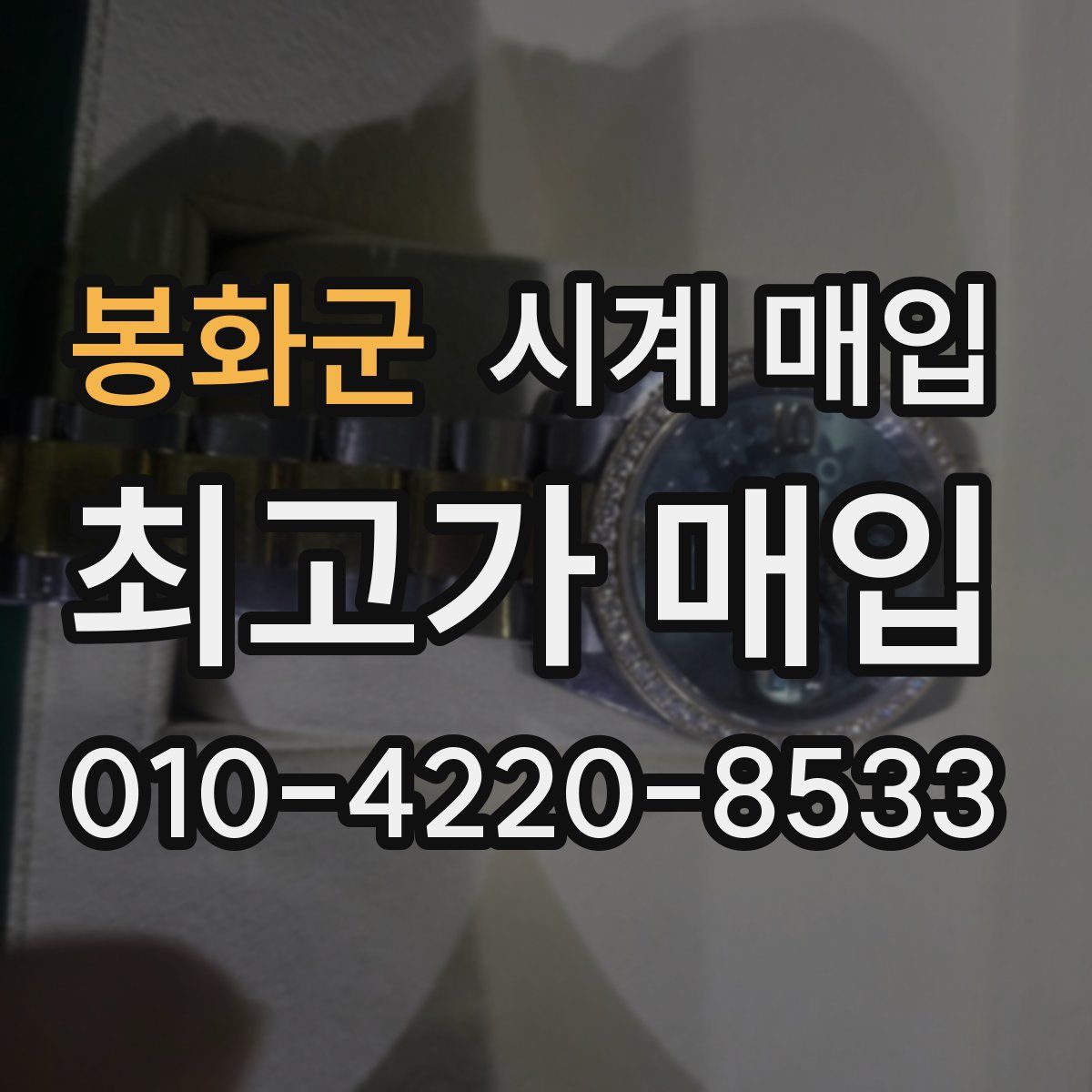 봉화군 시계 매입