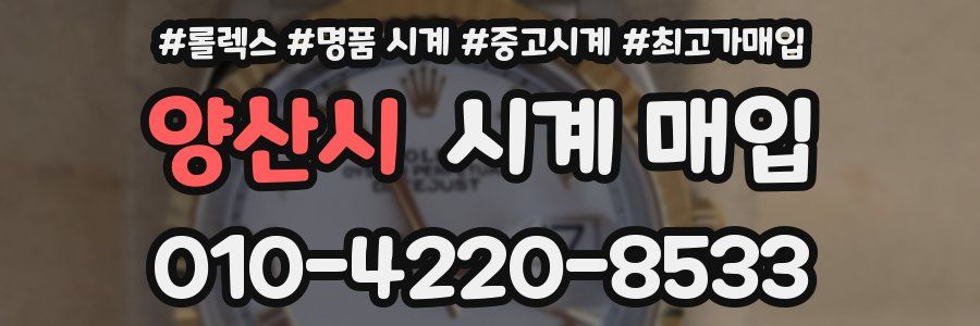 양산시 시계 매입