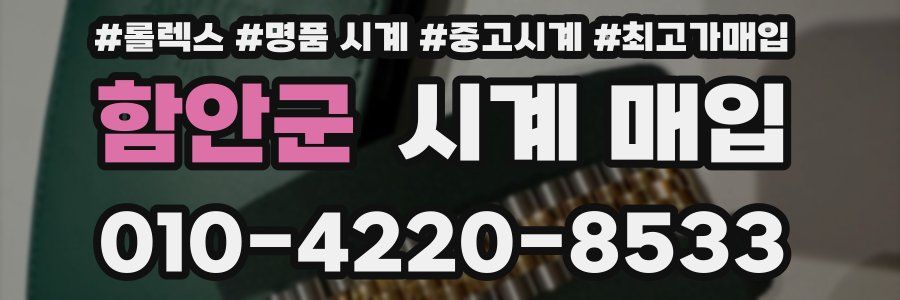 함안군 시계 매입