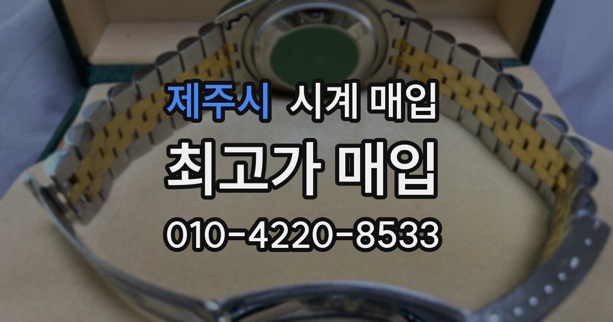 제주시 시계 매입