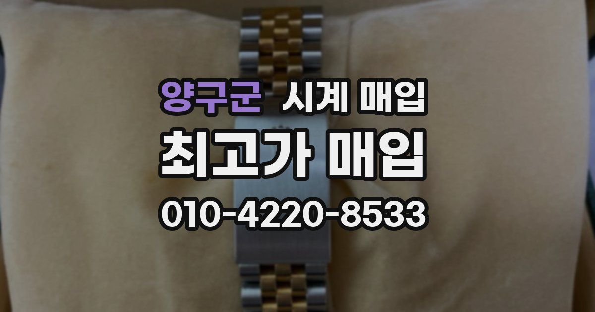 양구군 시계 매입