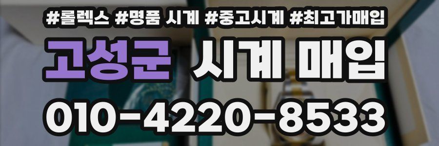 고성군 시계 매입