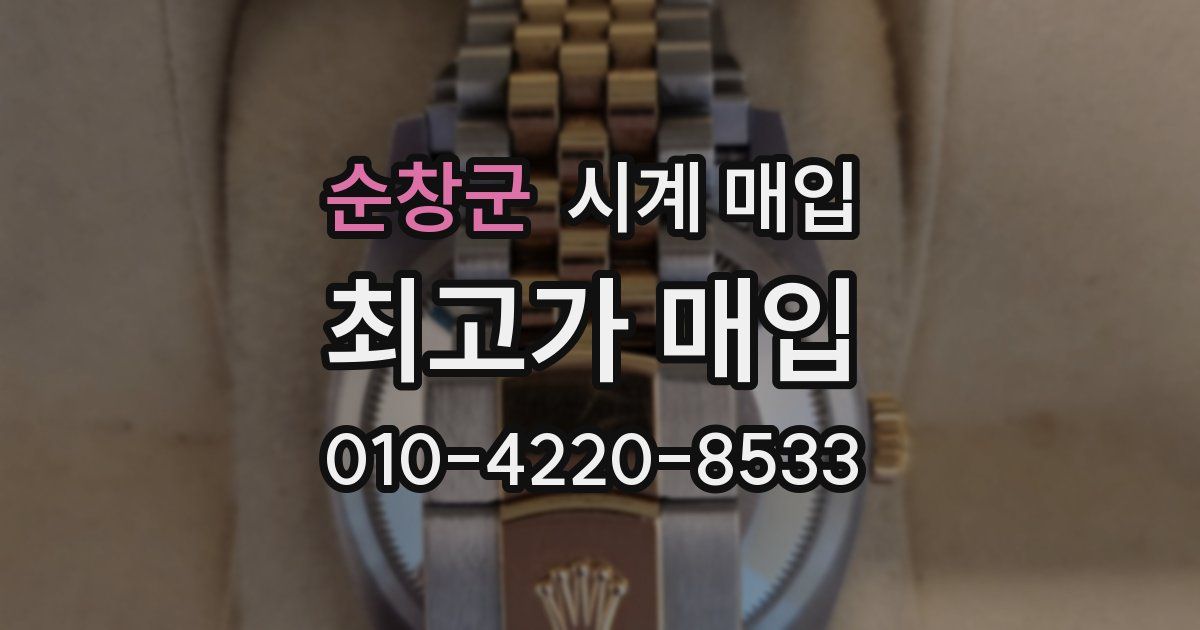 순창군 시계 매입