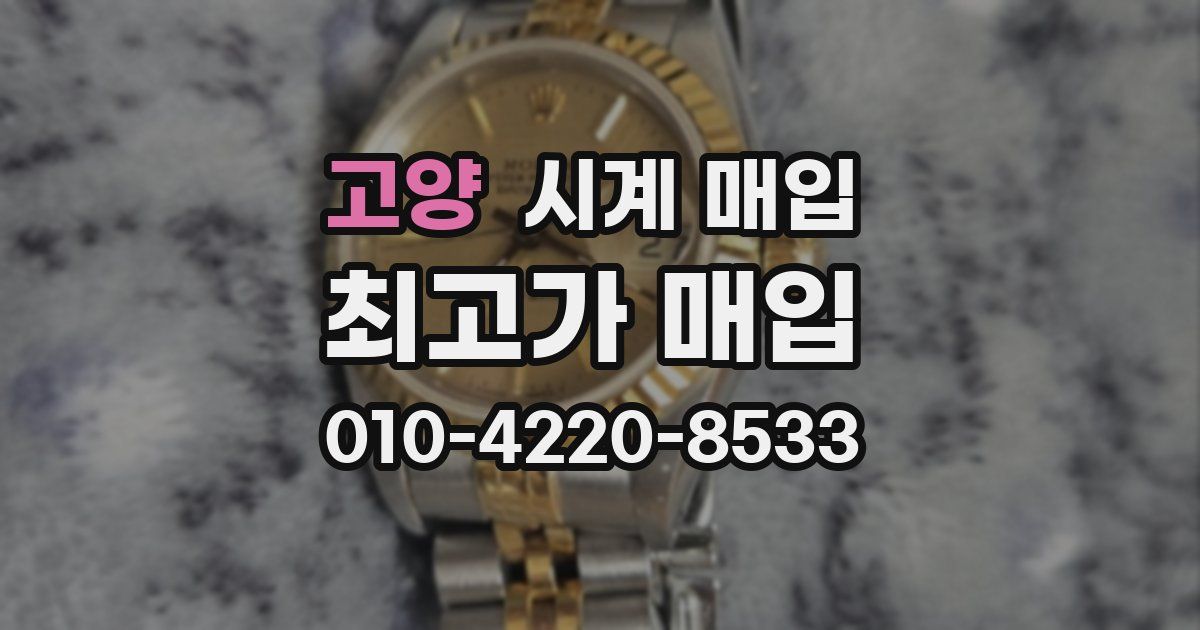 고양 시계 매입