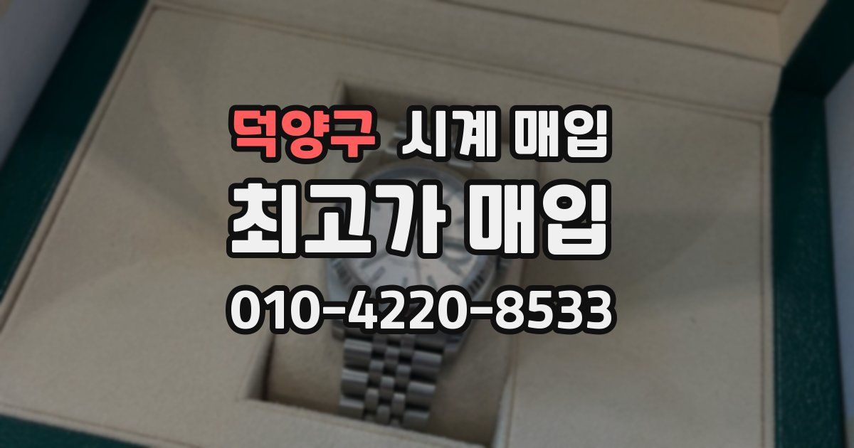 덕양구 시계 매입