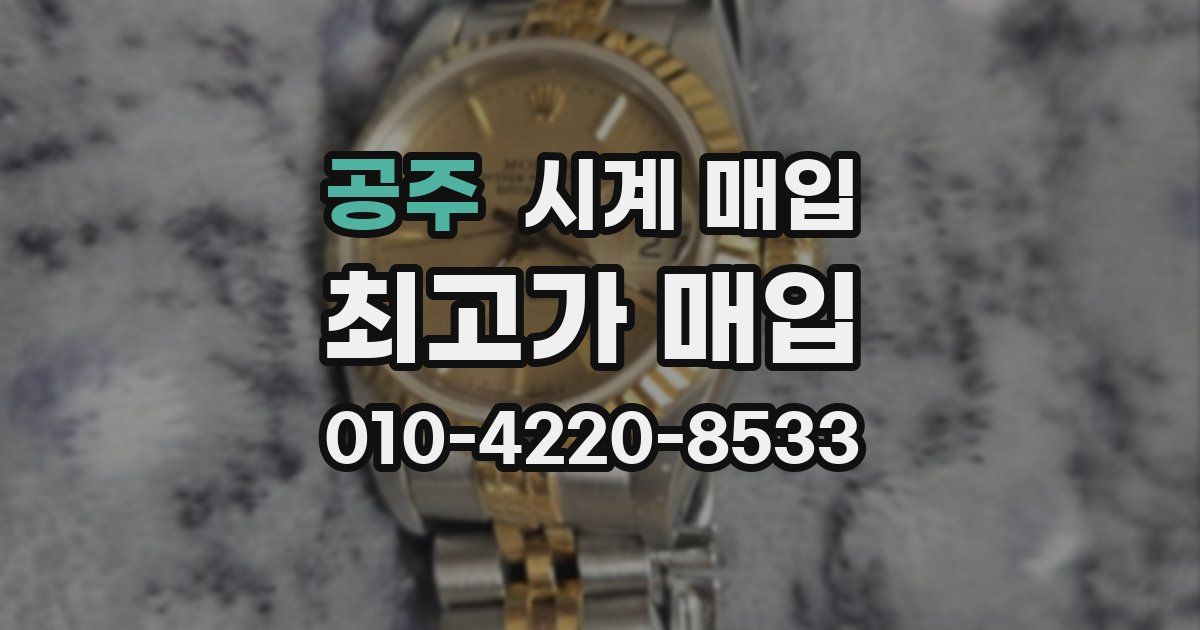 공주 시계 매입