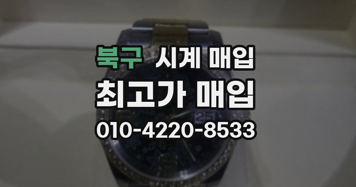 북구 시계 매입