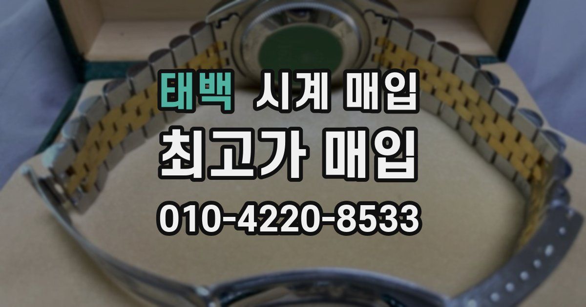 태백 시계 매입