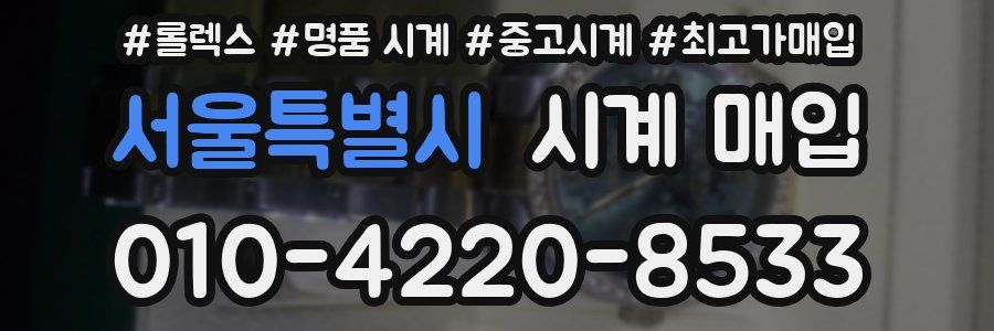 서울특별시 시계 매입
