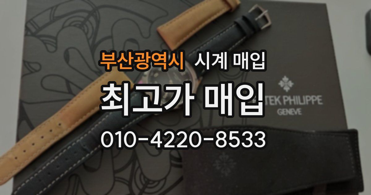 부산광역시 시계 매입