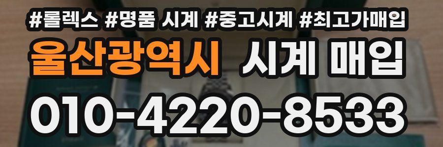 울산광역시 시계 매입