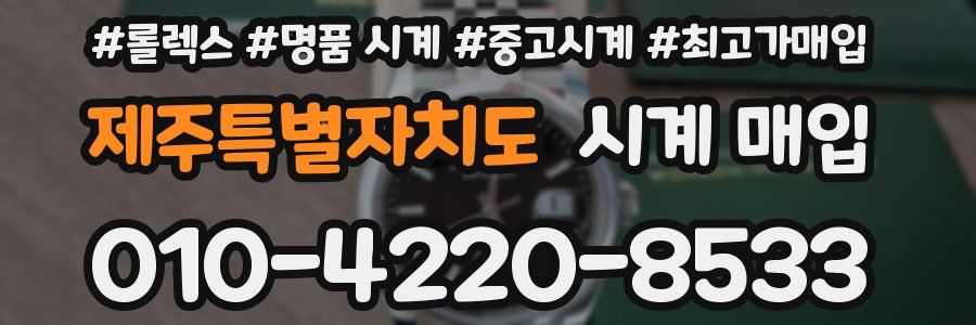 제주특별자치도 시계 매입