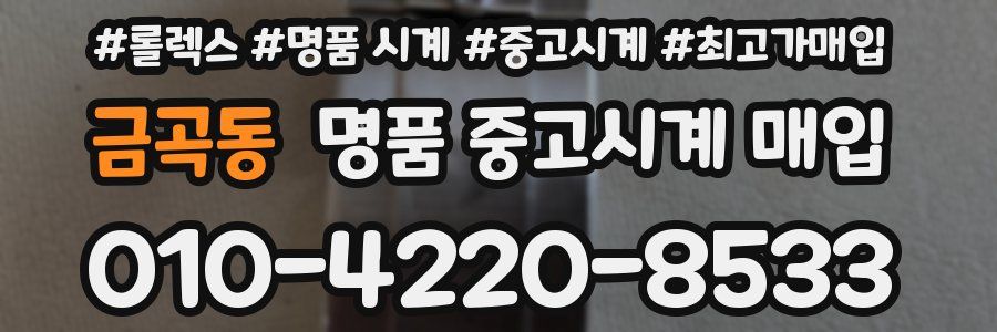 금곡동 명품 중고시계 매입