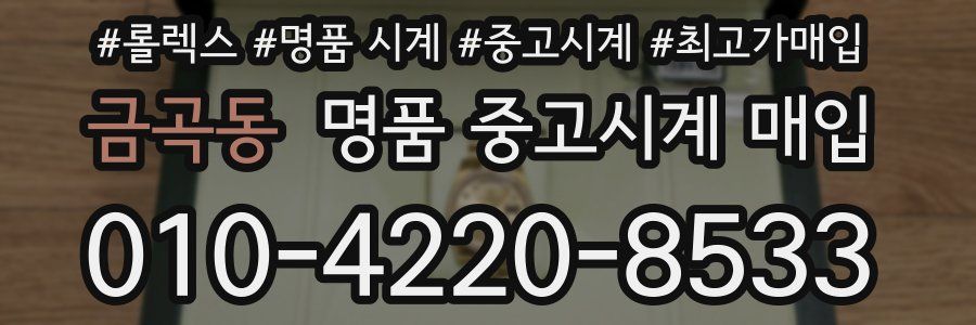 금곡동 명품 중고시계 매입