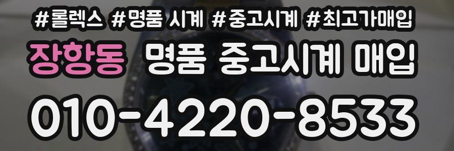 장항동 명품 중고시계 매입