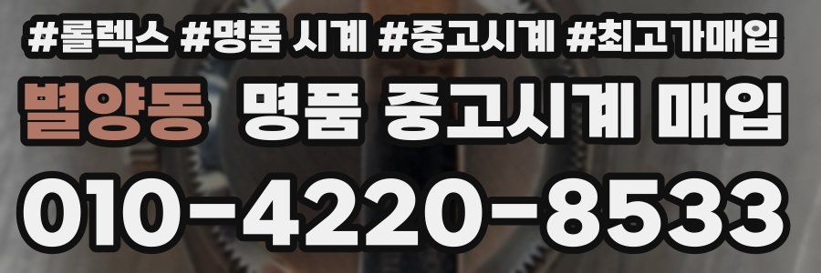 별양동 명품 중고시계 매입