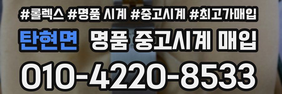 탄현면 명품 중고시계 매입
