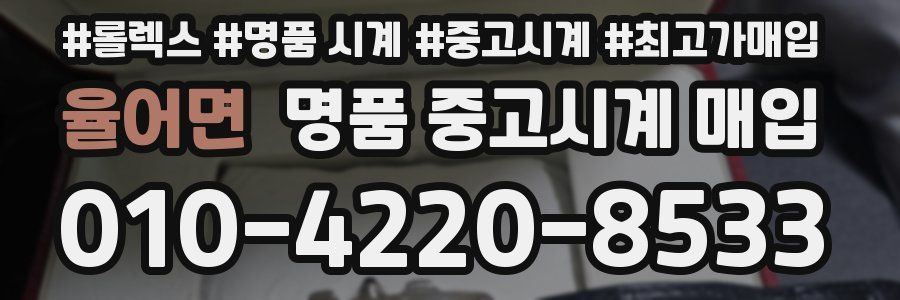 율어면 명품 중고시계 매입